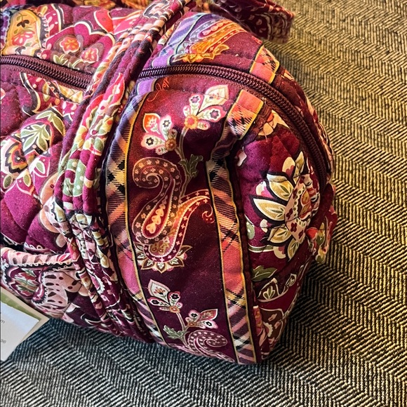 Vera Bradley Women's Burgundy  Travel Bag - Picture 6 of 13